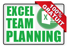 Excel team planning gratuit